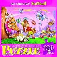100pc Go Girls Go Softball Jigsaw Puzzle