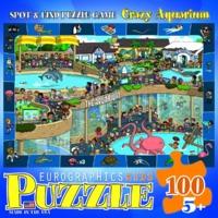 100 piece crazy aquarium spot find puzzle