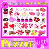 100 piece sweet valentine kids sweet puzzle