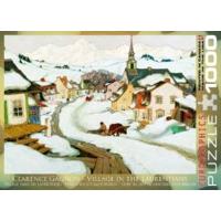 1000 Piece Village In The Laurentians Puzzle By Clarence Gagnon
