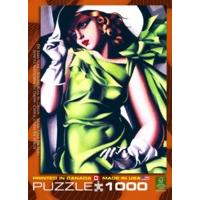 1000 Piece Young Girl In Green Puzzle By Tamara De Lempicka