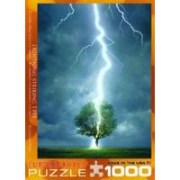 1000 Piece Lightning Striking Tree Puzzle