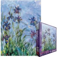 1000 Piece Irises Puzzle By Claude Monet