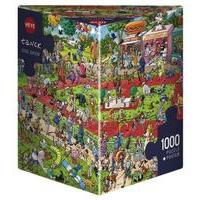 1000 Piece Heye Dog Show Tanck Triangular Puzzle