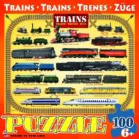 100 Piece Types Of Trains Puzzle