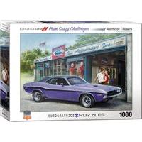 1000pc Plum Crazy Challenger Car Jigsaw Puzzle