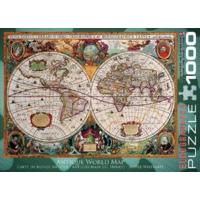 1000 Piece Antique World Map Puzzle