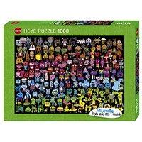 1000 piece heye doodle raibow puzzle