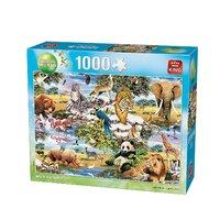 1000 Piece King Wild Animals Jigsaw Puzzle