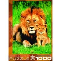 1000 Piece Lion & Baby Puzzle
