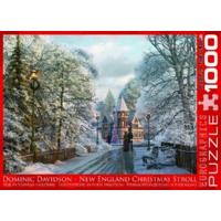 1000 Piece New England Christmas Stroll Puzzle