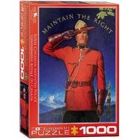 1000 Piece Rcmp Maintain The Right Eurographics Puzzle