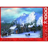 1000 Piece Rocky Mountain Christmas Puzzle