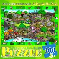 100 piece spot find a day in the zoo puzzle
