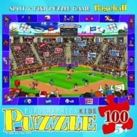 100 piece spot find baseball puzzle