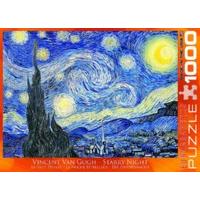 1000 Piece Starry Night Puzzle By Vincent Van Gogh