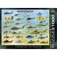 1000 Piece Military Helicopters Puzzle