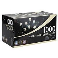 1000 Warm White LED Multi Function Christmas Lights