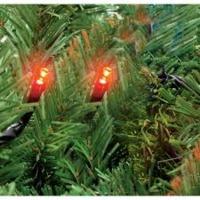 100 red static led christmas lights