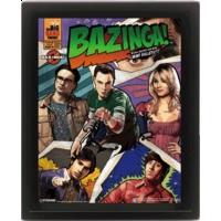10x 8 the big bang theory comic bazinga 3d lenticular poster