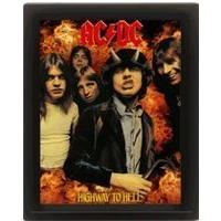 10 x 8 acdc highway to hell 3d lenticular poster