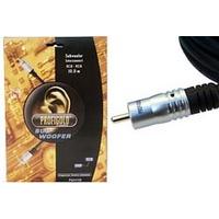 10m subwoofer cable single phono profigold pga4109