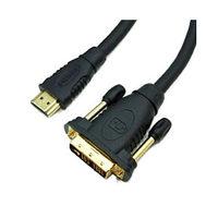 10m DVI Cable - DVI-D Dual Link Male to Male Gold