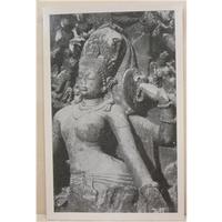 10 Historic Postcards: 1985 Elephanta Caves, India