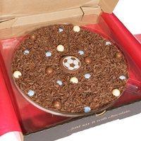 10 football pizza by the gourmet chocolate pizza company