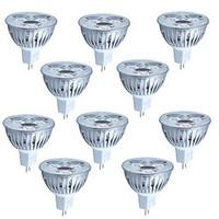 10pcs 3W MR16 260LM Light LED Spot Bulb(12V)