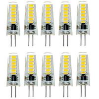 10pcs g4 12led smd5733 dc12v 500 600lm warm whitewhite decorative wate ...