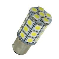 10 PCS Super White BA15D 27-SMD 5050 LED Light bulbs Marine Boat 1142 1178 1130