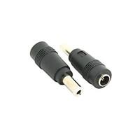 10Pcs DC Power 5.5 x 2.5mm Male Plug to 5.5 x 2.1mm Female Jack Adapter Connector