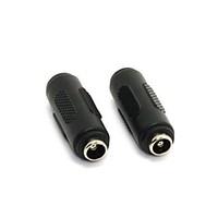 10pcs DC 5.5 2.1mm Female to 5.5 2.1mm Female AC DC Power Plug Extension Connector Adapter