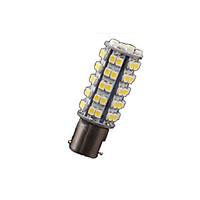 10X Warm White 1156 BA15S RV Trailer LED Lights Bulbs 68 SMD Reverse Turn Signal