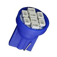 10x blue wedge side t10 w5w 192 194 168 8 smd led bulb instrument clus ...