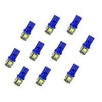 10pcs t10 55050 smd led car light bulb bule light dc12v