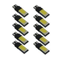 10pcs T10 COB Width Lamp W5W 6000K Canbus Car Interior Light DC9-12V