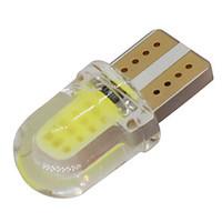 10PCS T10 white COB 2W Wedge Car 8 SMD Light Bulb W5W 194 168 2825 192 12 12V