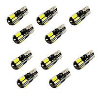 10pcs w5w t10ba9s t4w 8smd 5730 decode indicator light lamp light read ...