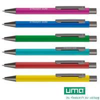 100 x personalised pens uma straight gum pen national pens