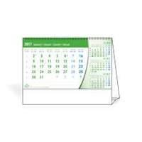 100 x Personalised 4 Month Desk Calendar - National Pens