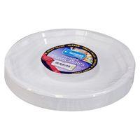 10 inch White Disposable Plastic Plates (50 Pack)