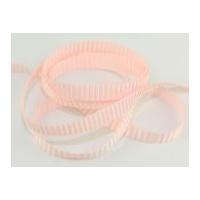 10mm pleated satin ribbon pale pink