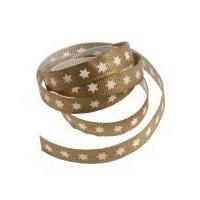 10mm christmas stars trim ribbon