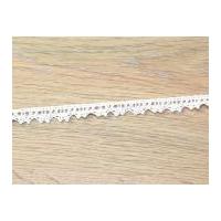 10mm cotton crochet lace trimming white