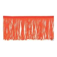 10cm loop dress fringe trimming fluorescent orange