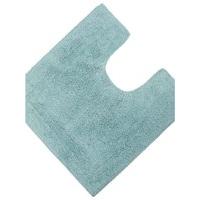 100% cotton soft and absorbent bathroom pedestal mat 50 x 50 cm - Peppermint