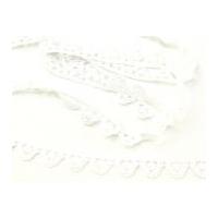 10mm Guipure Pretty Edging Lace Trimming White