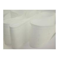 10cm electra goblet curtain tape white